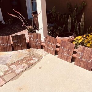 🤍❤️Wedding Aisle Signs🤍❤️. 6 signs. Approximately 12” wide and 14” long. 🤍❤️
